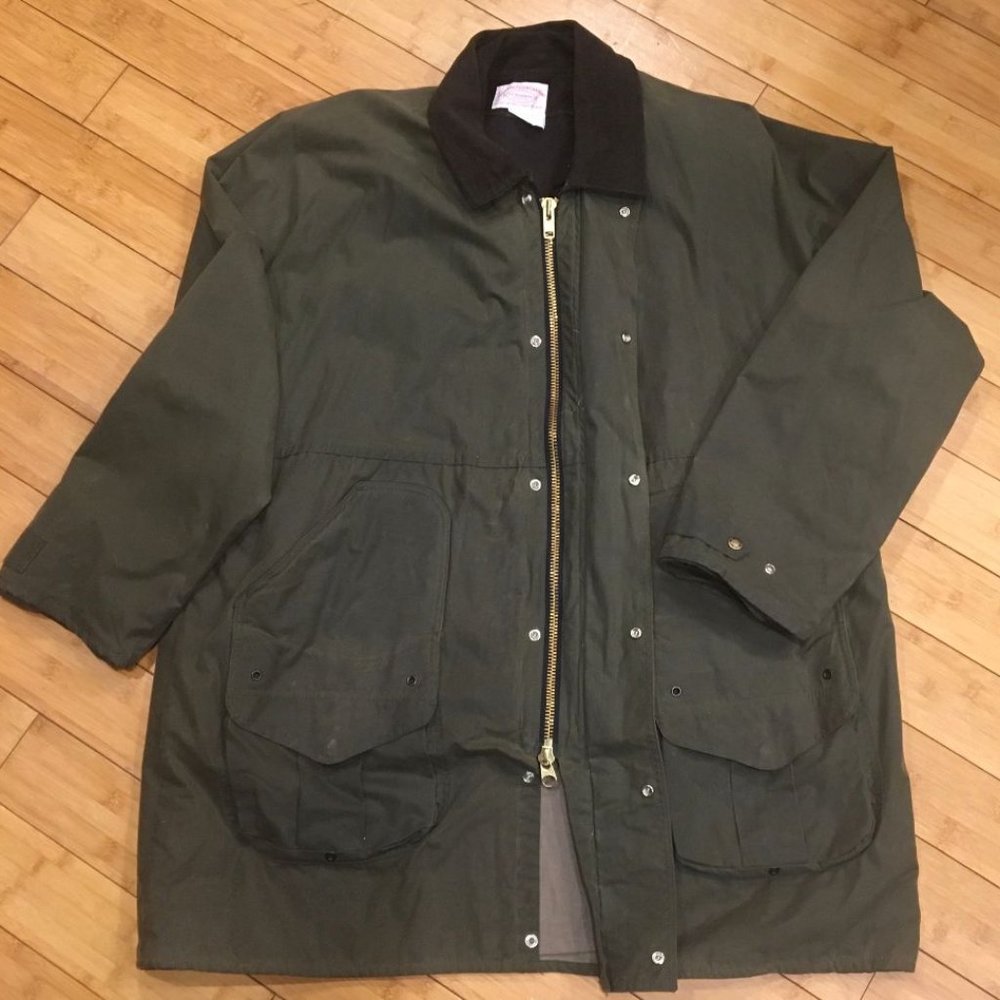 FILSON Big & Tall Men Waxed Jacket with Liner 3XL